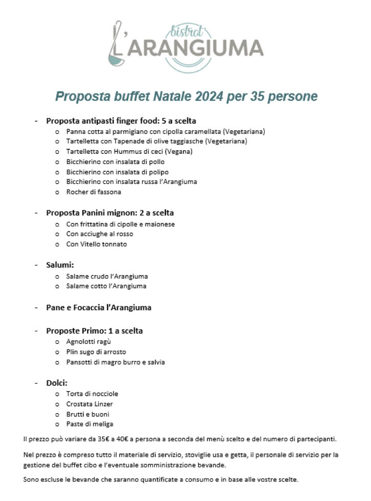 Proposta di piatti della tradizione piemontese stagionali della Gastronomia di Ferrere